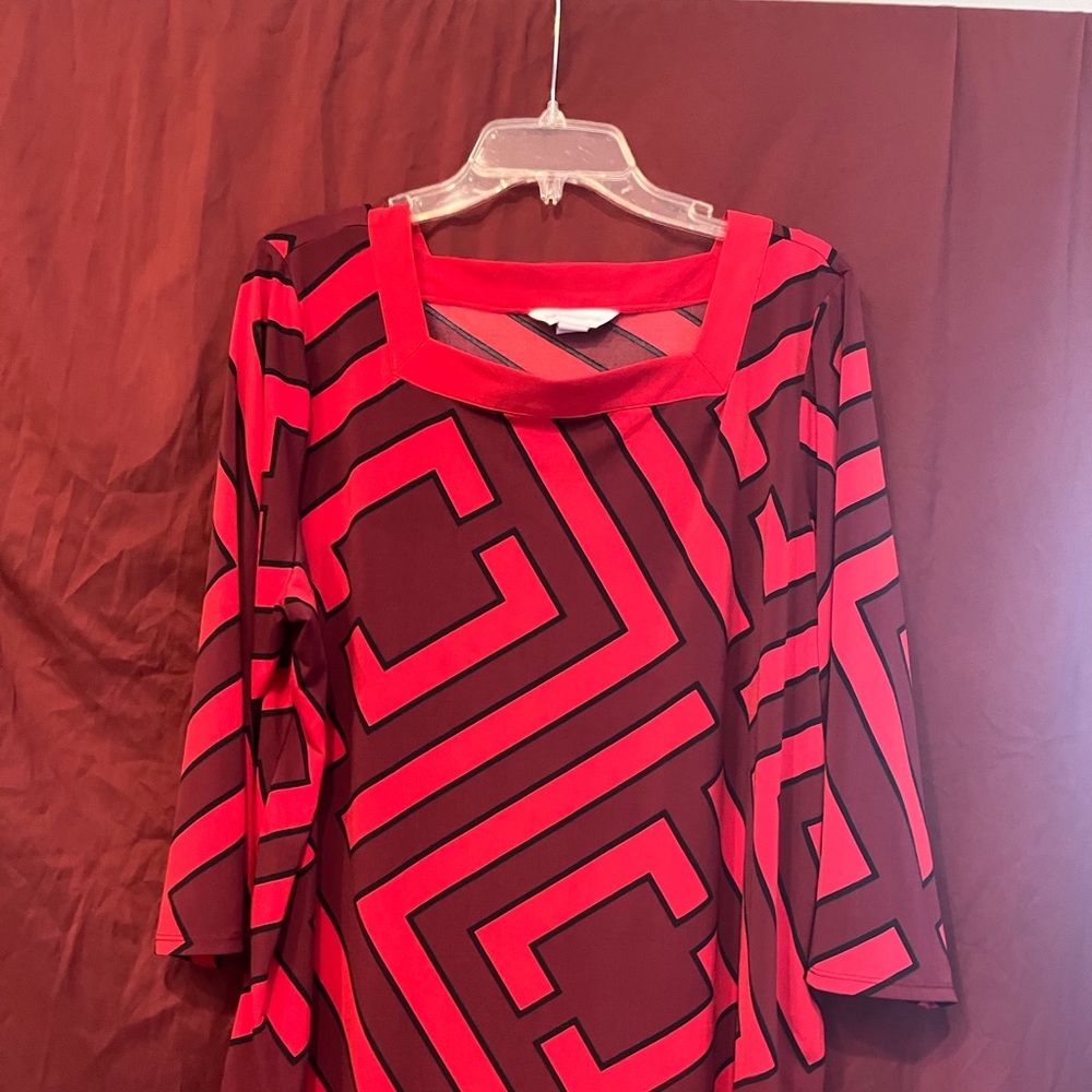 3/4 Sleeve Tunic Top